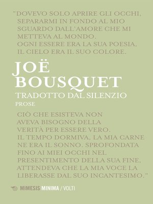 cover image of Tradotto dal silenzio